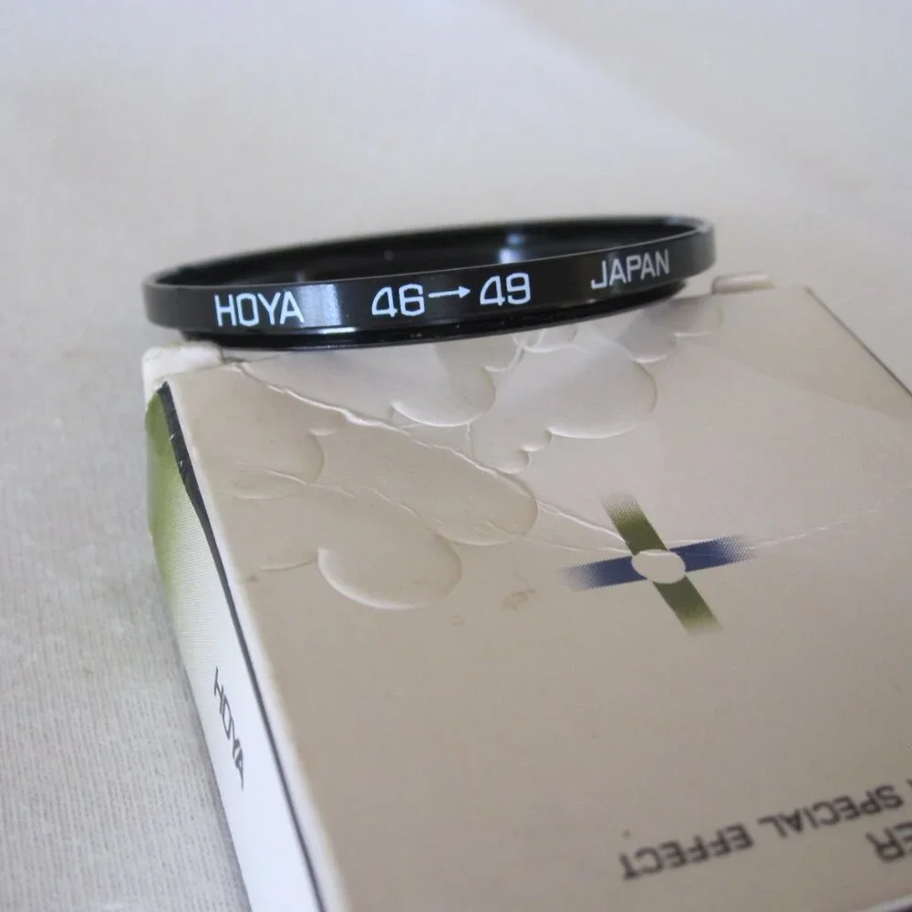 Hoya Camera Lens Filter: Step-Up 46mm-49mm - in orig. Box